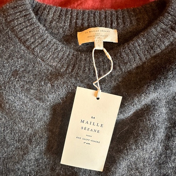 Sezane Charcoal Amiel Sweater - Picture 4 of 4